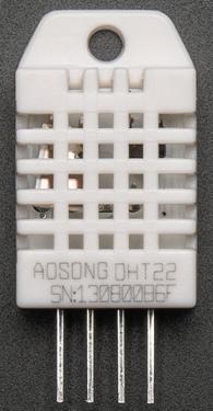 DIY DHT22/AM2302 hőmérséklet és pára szenzor
