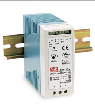 DRC-40A 12V 40W tápegység + akku töltő DIN