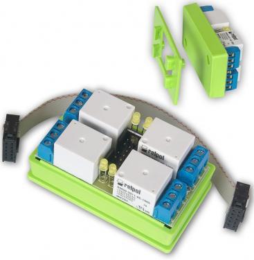 LAN controller Relay board, 4-es, LED, LK V3-hoz