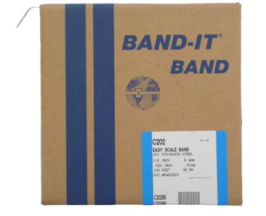 BAND-IT C202 pántoló szalag 6,35mm 30,5m dobozban