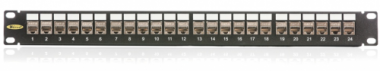 Patch panel Cat.6 FTP 24xRJ45/S moduláris