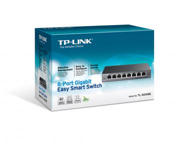 TP-Link TL-SG108E 8 portos Gigabit smart switch