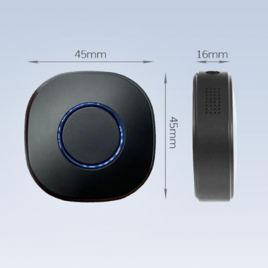 Shelly Button1 WiFi-s okos távirányító gomb FEKETE