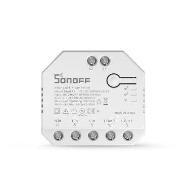 Sonoff DIY DUALR3 2-Gang WiFi Smart Switch