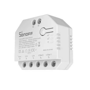Sonoff DIY DUALR3 2-Gang WiFi Smart Switch