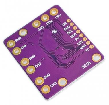 INA3221 DC áram/feszültség monitor modul, 3ch. I2C