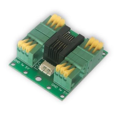 LK 1wire splitter RJ12+4db csatlakozó DS18B20-hoz