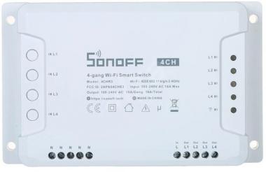 Sonoff 4CHR3 4Ch WiFi Smart Switch 10A