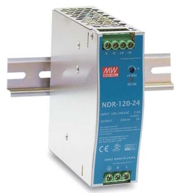 NDR-120-24 24V 120W tápegység DIN
