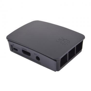 Raspberry Pi Case Black/Gray ház RBI Pi4