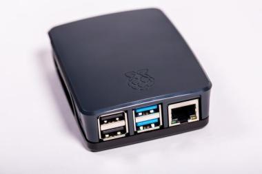 Raspberry Pi Case Black/Gray ház RBI Pi4