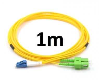 Optikai patch SC/APC-LC/UPC SM DX duplex 3mm 1m
