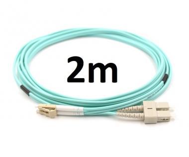 Optikai patch SC/UPC-LC/UPC MM OM3 DX 3mm 2M