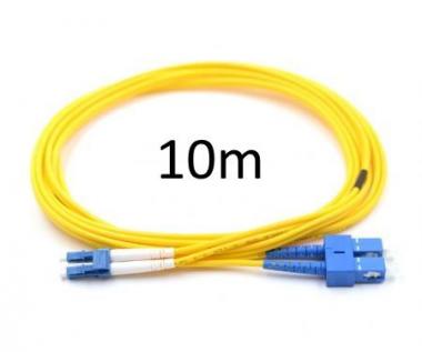 Optikai patch SC/UPC-LC/UPC SM DX duplex 3mm 10m