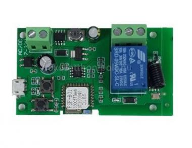 SmartWise Sonoff kompatibilis WiFi+RF relé 1 csat.