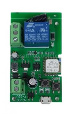 SmartWise Sonoff kompatibilis WiFi+RF relé 1 csat.