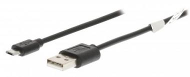 USB 2.0 Kábel USB A Dugó - Micro B Dugasz 1.00 m F