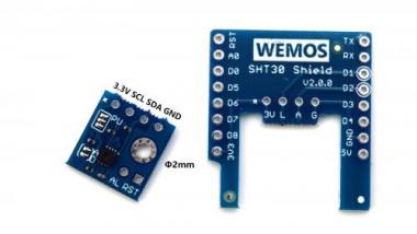 Wemos D1 Mini SHT30 V2.0.0 Temp/Hum sens. shield