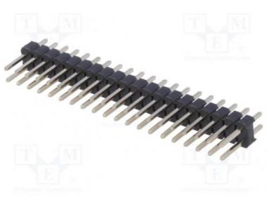 PCB tüskesor egyenes apa 2x20 pin 2.54 raszter THT