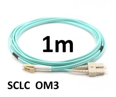Optikai patch SC/UPC-LC/UPC MM OM3 DX 3mm 1m