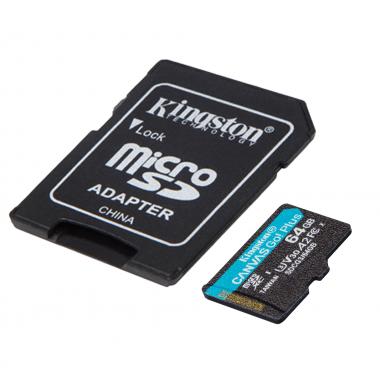 Kingston MicroSDXC 64GB Canvas Go! Plus memóriakárKingston MicroSDXC 64GB Canvas Go! Plus memóriakár