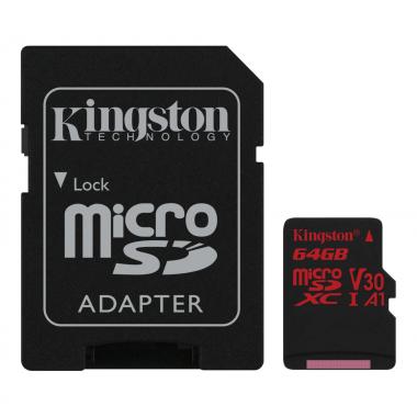 Kingston MicroSDXC 64GB Canvas React memóriakártya