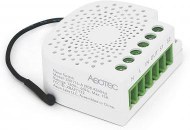 Aeotec Nano Switch w. energy metering  Z-Wave Gen5