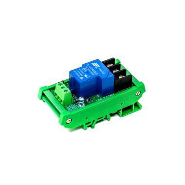 DIY Relé modul DIN sínre 24V (250V/30A)Optocsatoló