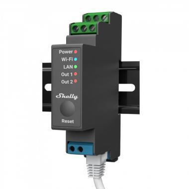 Shelly Pro 2 WiFi + Ethernet Relay Switch 16A