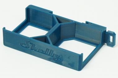 DIN sín adapter Shelly Plus Türkizkék dupla