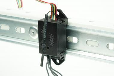 DIN sín adapter Shelly UNI vezérlőhöz fekete