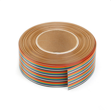 Szalagvezeték színes 1.27mm sodrott, Cu, 40x24AWG