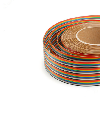 Szalagvezeték színes 1.27mm sordott, Cu, 40x24AWG