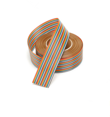 Szalagvezeték színes 1.27mm sordott, Cu, 40x24AWG