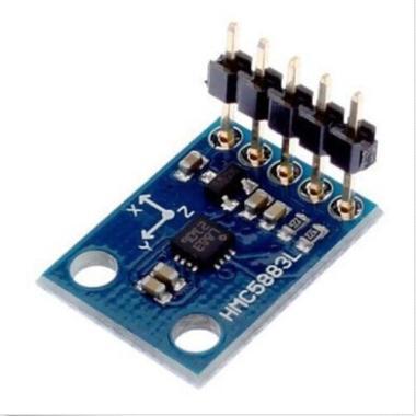 DIY HMC5883L Iránytű, mágnesesslég érzékelő modul