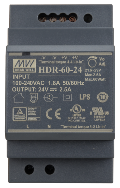 HDR-60-24 24V 60W tápegység DIN