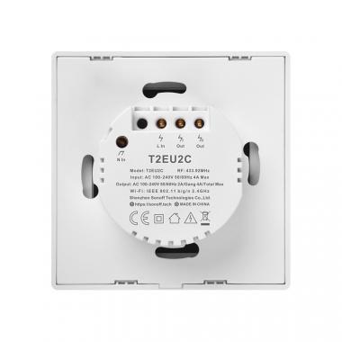 Sonoff TX T2EU2C fali WiFi kapcsoló