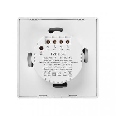 Sonoff TX T2EU3C fali WiFi kapcsoló