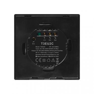 Sonoff TX T3EU2C fali WiFi kapcsoló