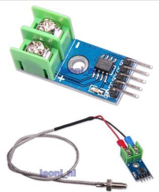 MAX6675 HW-550 K-type Hőmérő modul + Szenzor 1024C