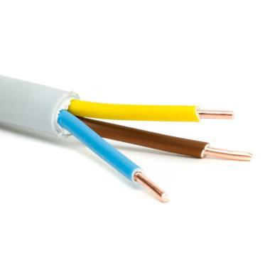 NYM-J (MBCU) 3x1,5 kábel, tömör réz vezeték PVC