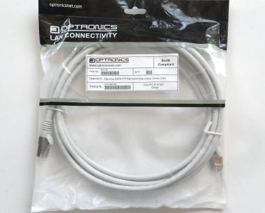 Cat6 FTP LSOH szerelet patch kábel 3m szürke