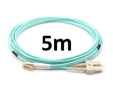 Optikai patch SC/UPC-LC/UPC MM OM3 DX 3mm 5m