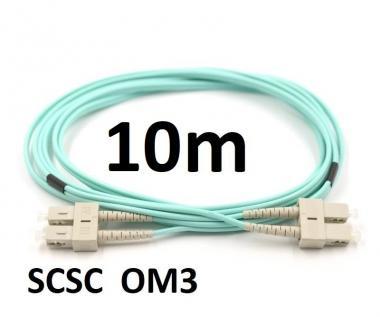 Optikai patch SC/UPC-SC/UPC MM OM3 DX 3mm 10m