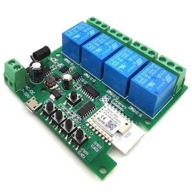 SmartWise Zigbee+RF relé 4 csatornás