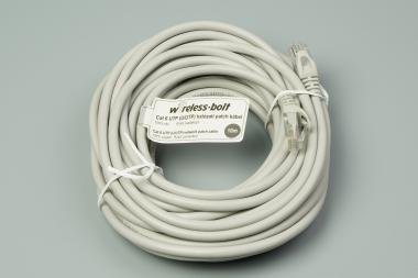 CAT6 UTP szerelt patch kábel 10m szürke