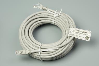 CAT6 UTP szerelt patch kábel 15m szürke