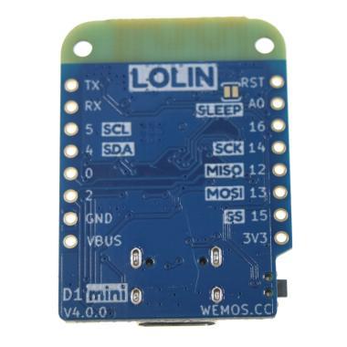 Wemos D1 Mini V4.0.0 ESP-8266EX IoT dev. board
