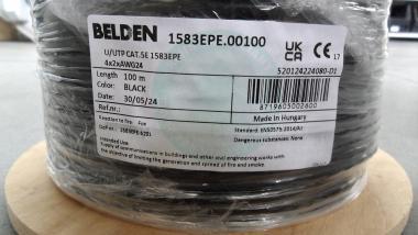 UTP kábel CAT5E fali kültéri Belden 1583EPE, 100m