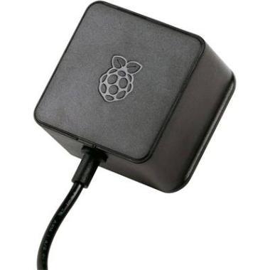 Raspberry Pi tápegység 5,1 V 3A USB-C Fekete